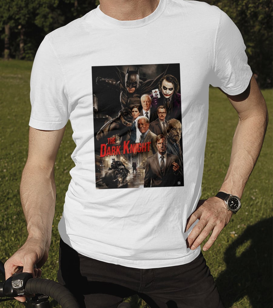 The Dark Knight Movie Characters Batman Joker Villains T-Shirt