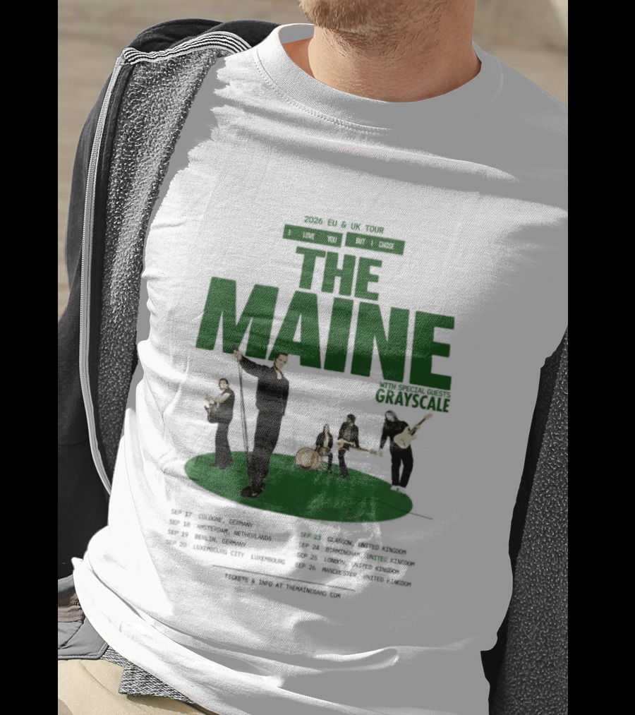 The Maine 2026 EU And UK Tour I Love You But I Chose Dates Schedule T-Shirt