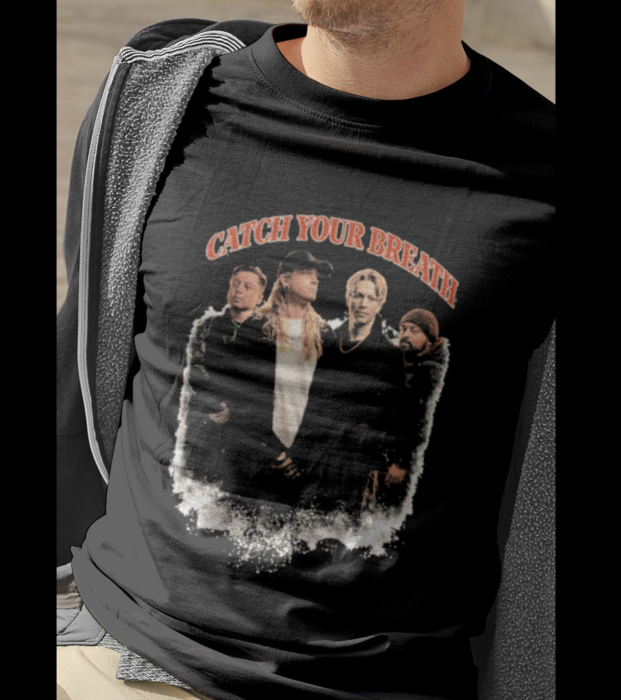 Catch Your Breath Vintage 90s Band Aesthetic T-Shirt