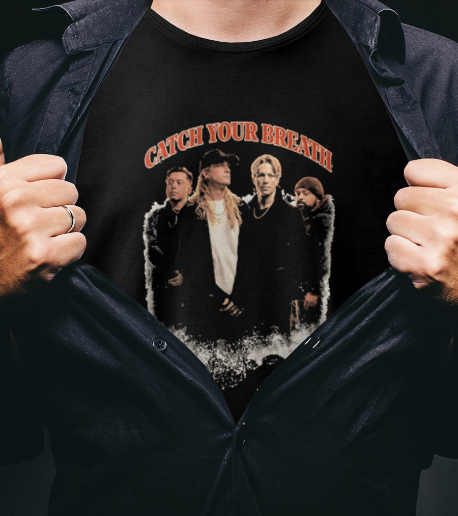 Catch Your Breath Vintage 90s Band Aesthetic T-Shirt