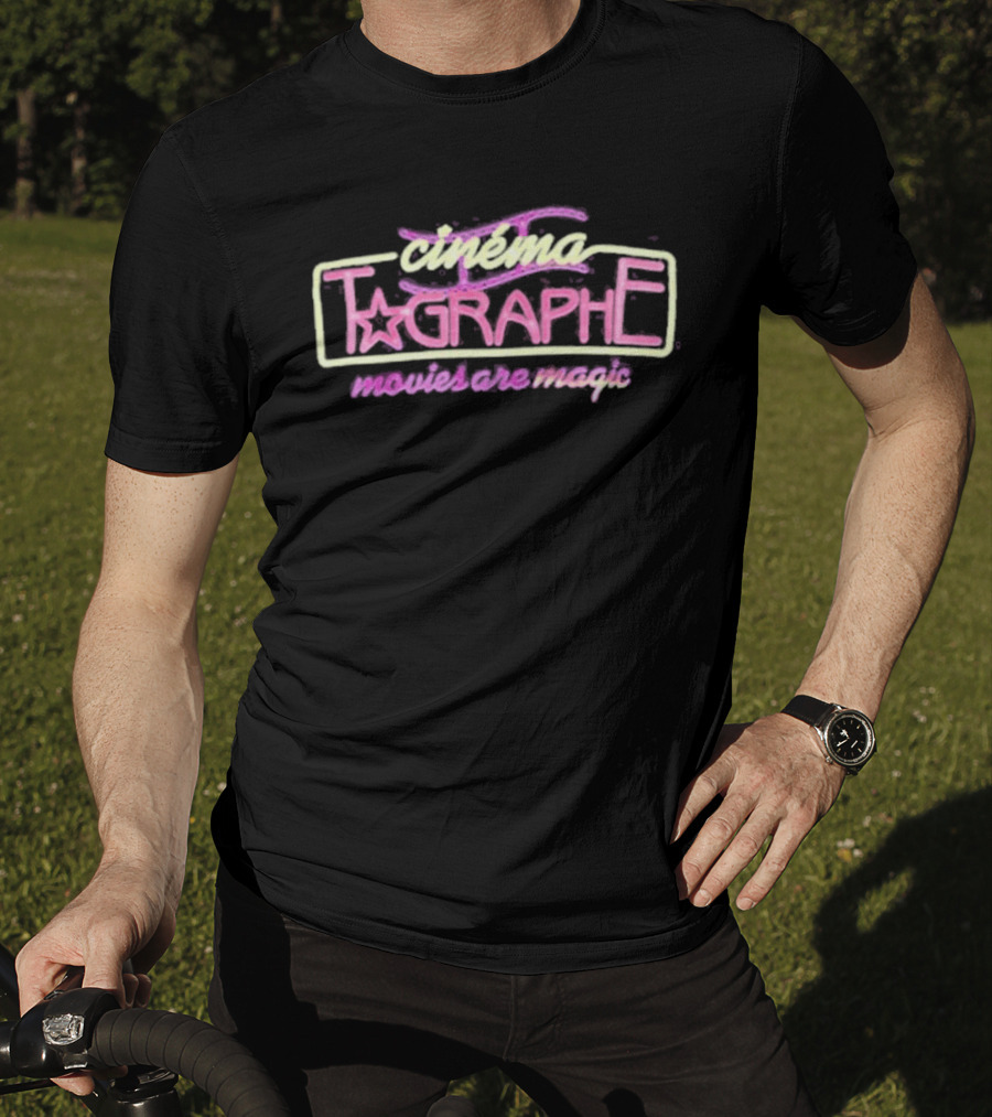 Cinématographe Movies Are Magic Retro Cinema Aesthetic T-Shirt