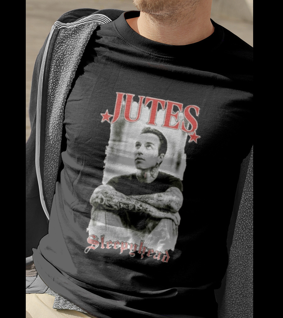 Jutes Sleepyhead Tattooed Star T-Shirt