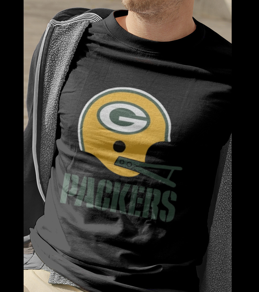 Green Bay Packers Helmet G Icon Packers T-Shirt