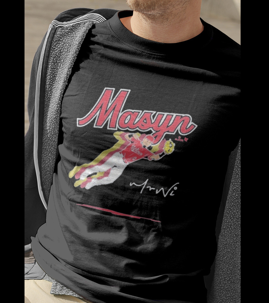 Masyn Winn Baseball Superstar Dynamic Action Pose T-Shirt