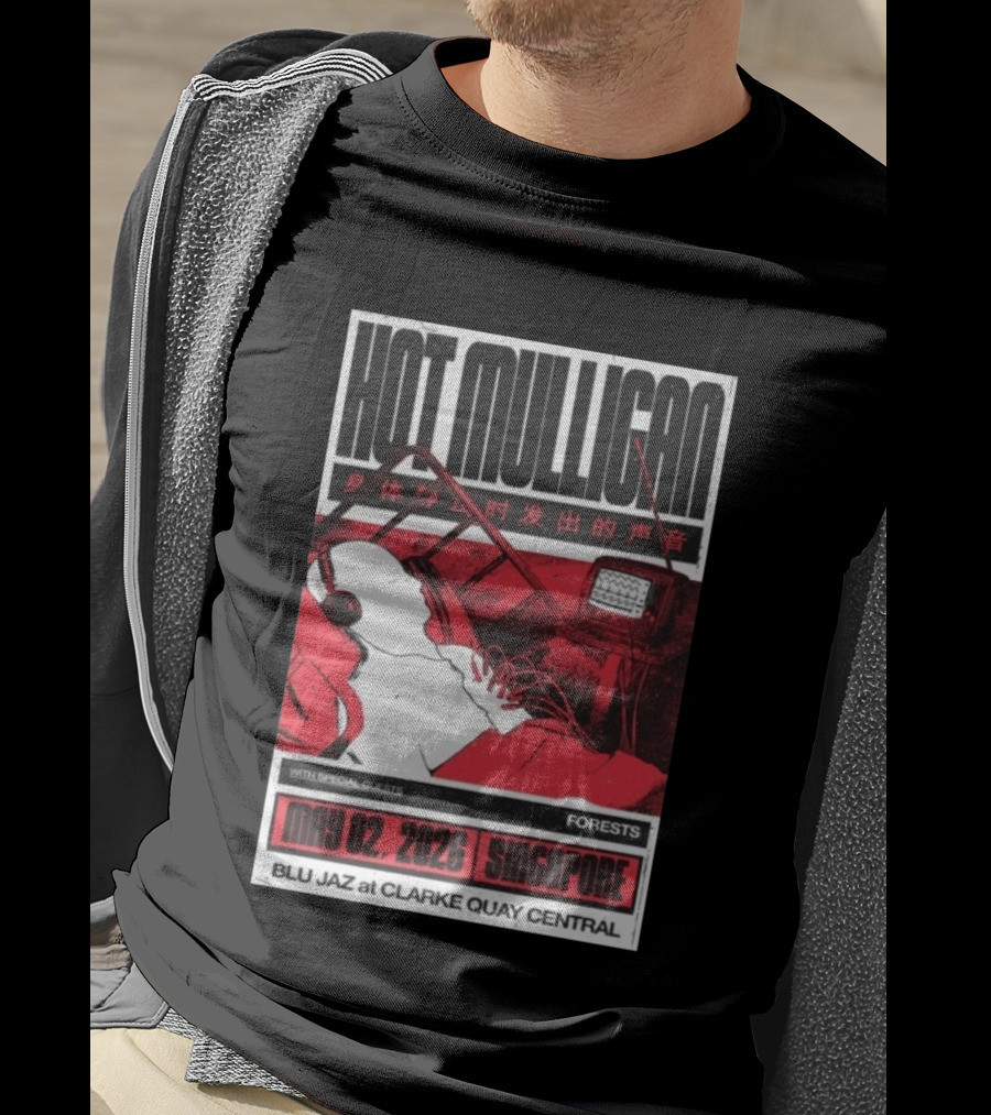 Hot Mulligan May 02 2026 Singapore Blu Jaz Forests Clarke Quay Central T-Shirt