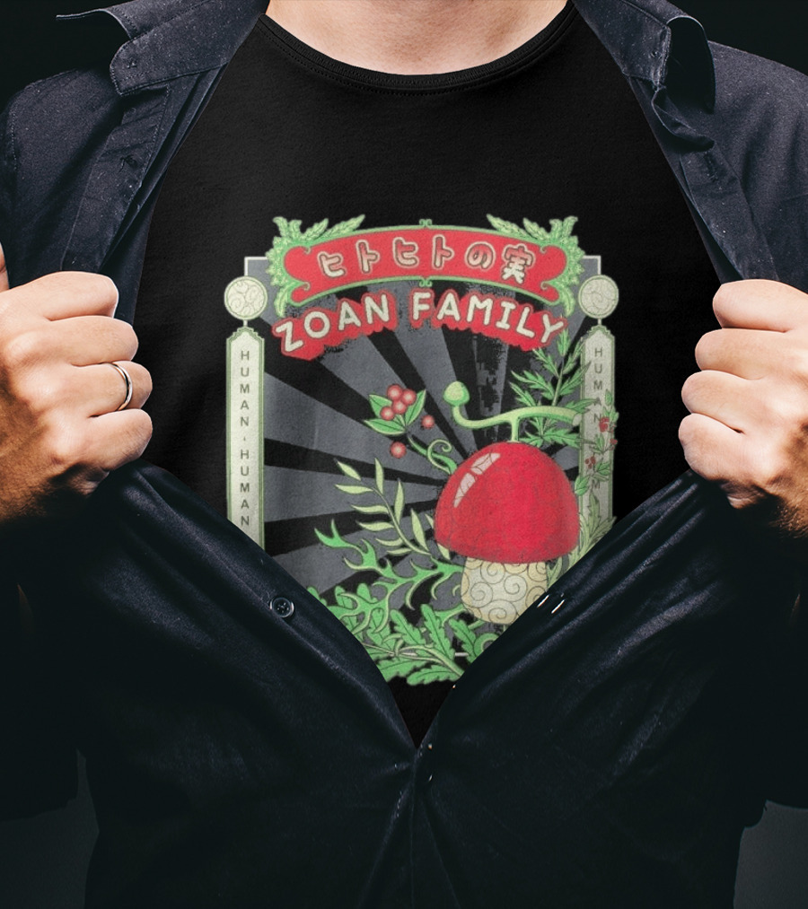 One Piece Celio Noir Homme Tony Tony Chopper Zoan Family Human Human Fruit T-Shirt