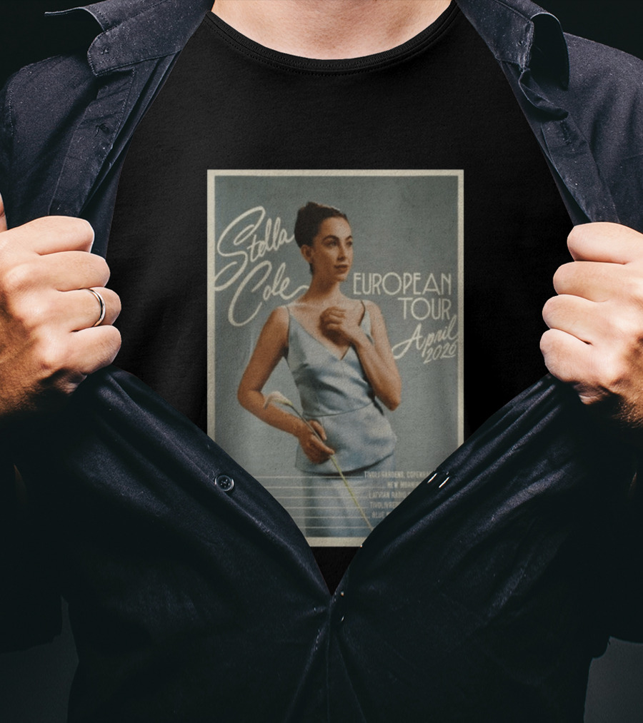 Stella Cole European Tour April 2026 Tivoli Gardens Blue Note Kings Place T-Shirt