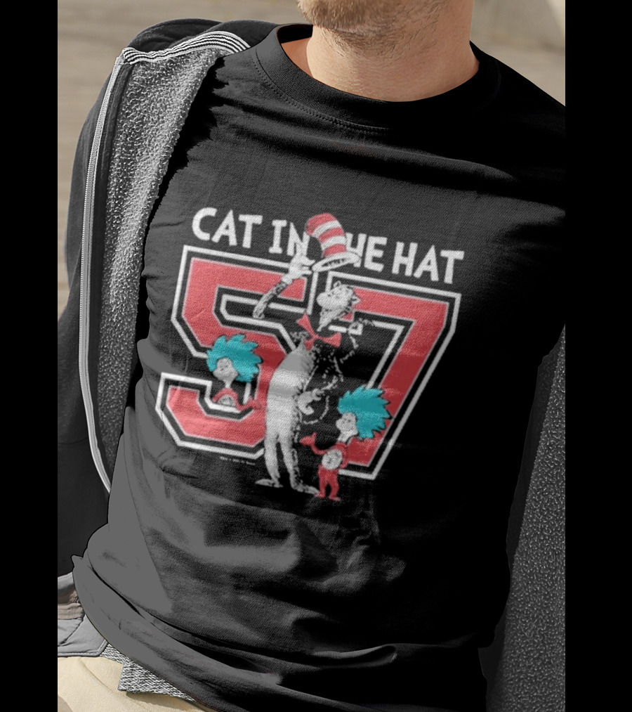Cat In The Hat 57 Thing One And Thing Two T-Shirt