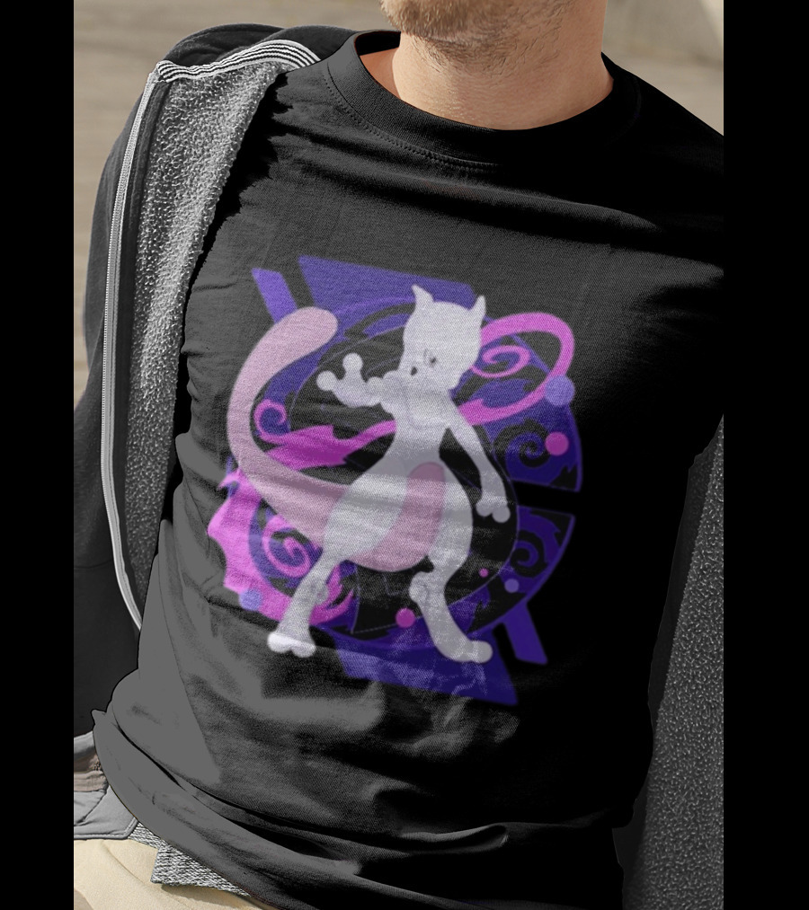 Mewtwo Pokemon Go Fest 2026 Psychedelic T-Shirt