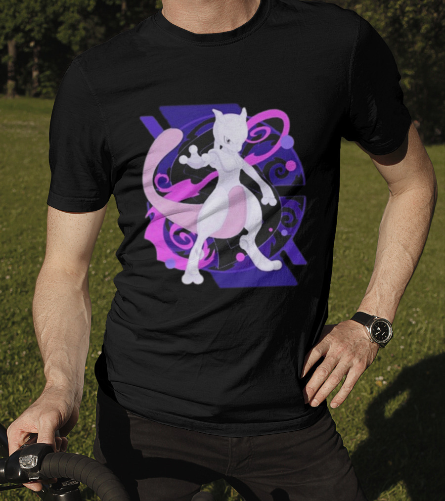 Mewtwo Pokemon Go Fest 2026 Psychedelic T-Shirt