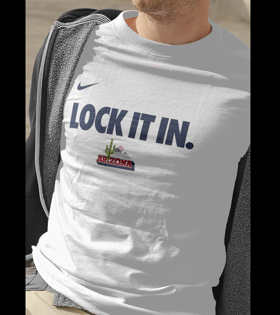 Nike Lock It In Arizona Wildcats WCC 2026 Cactus T-Shirt