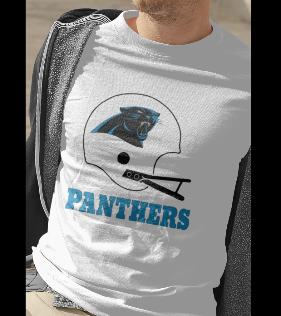 Panthers Football Helmet Carolina T-Shirt