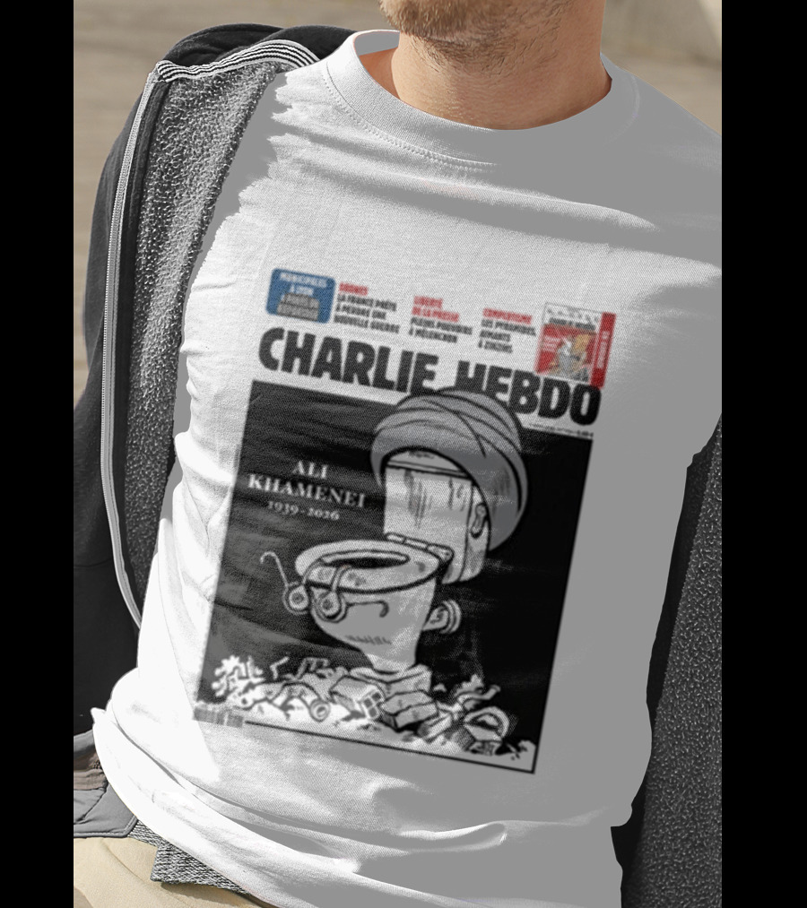 Charlie Hebdo Khamenei Cover Toilet Humour Edition T-Shirt
