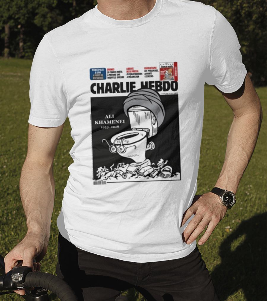 Charlie Hebdo Khamenei Cover Toilet Humour Edition T-Shirt