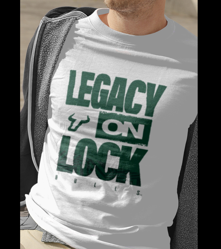 South Florida Bulls Legacy On Lock Bench Basketball T-Shirt