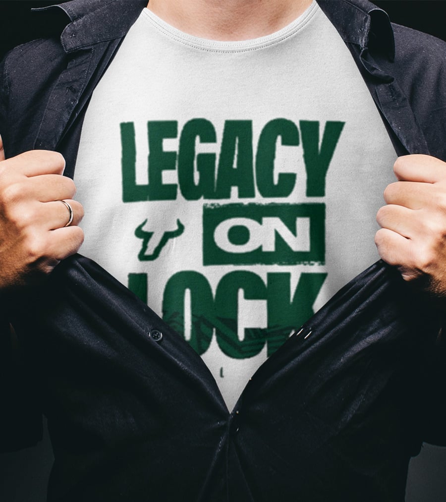 South Florida Bulls Legacy On Lock Bench Basketball T-Shirt