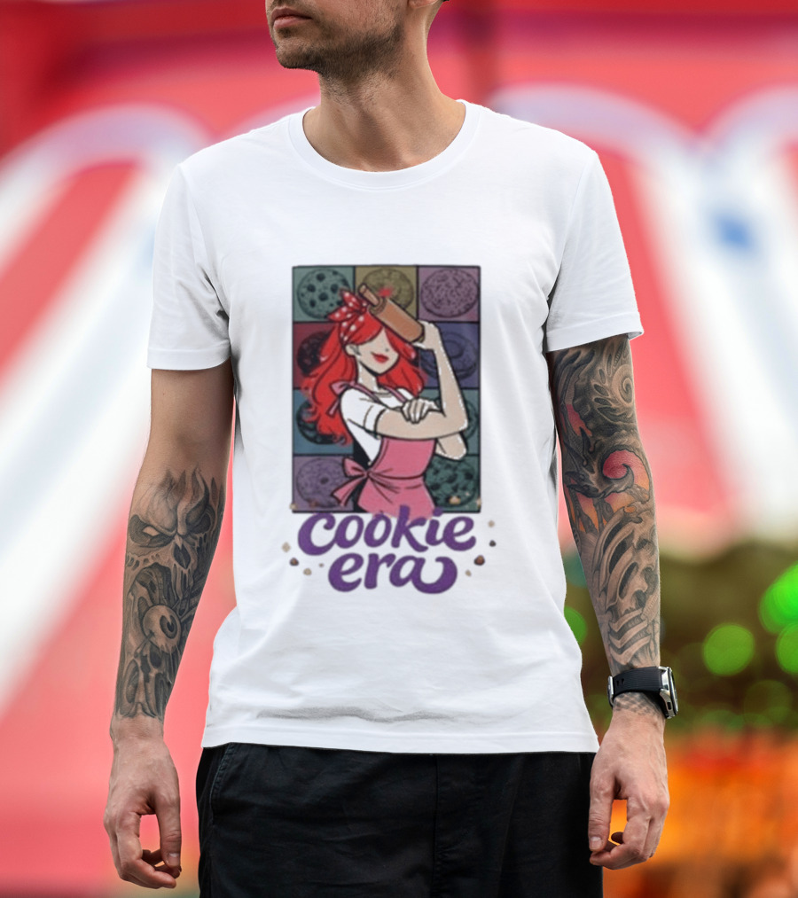 Chloe Sexton Cookie Era Retro Baking Rolling Pin Red Hair Apron T-Shirt