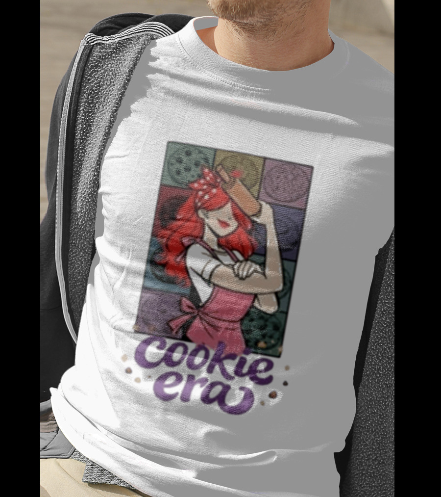 Chloe Sexton Cookie Era Retro Baking Rolling Pin Red Hair Apron T-Shirt