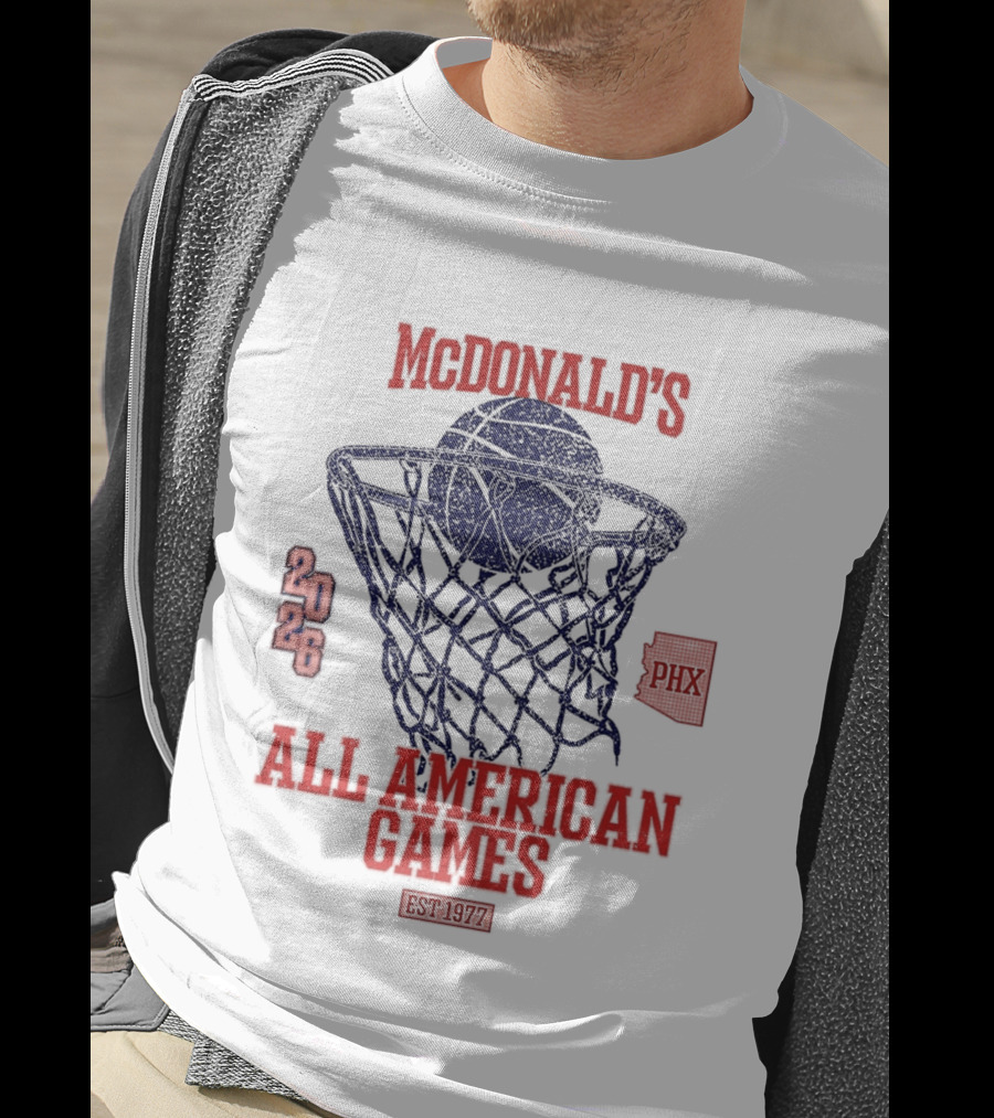 McDonald's All American Games 2026 Phoenix Basketball Event T-Shirt