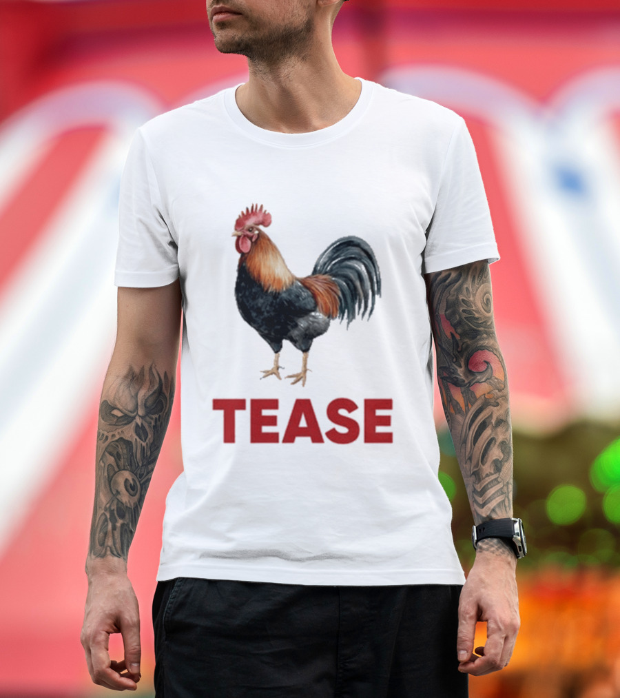 Miki Izumi Tease Rooster Chicken T-Shirt