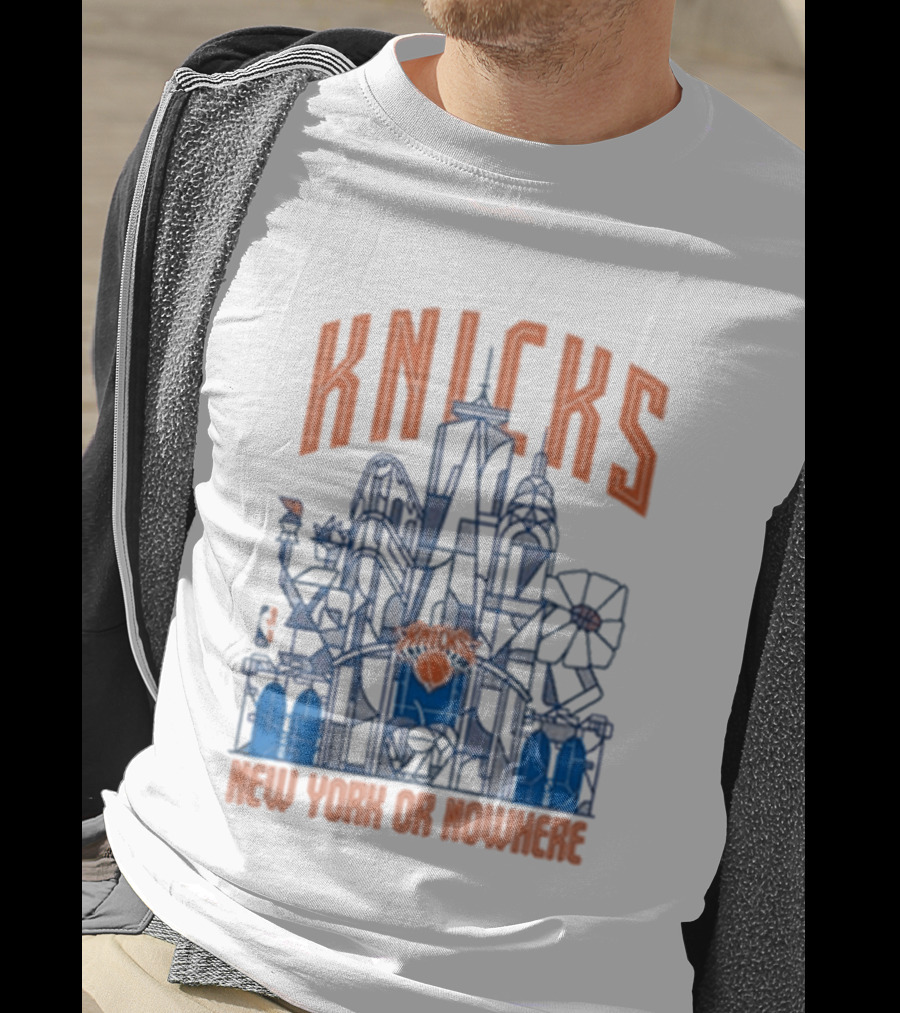 Knicks New York Or Nowhere Skyscraper T-Shirt