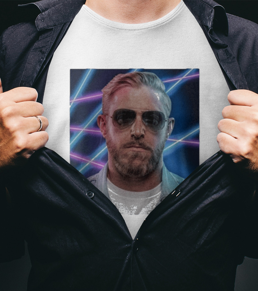 Orange Cassidy Yearbook 90's Neon Laser T-Shirt