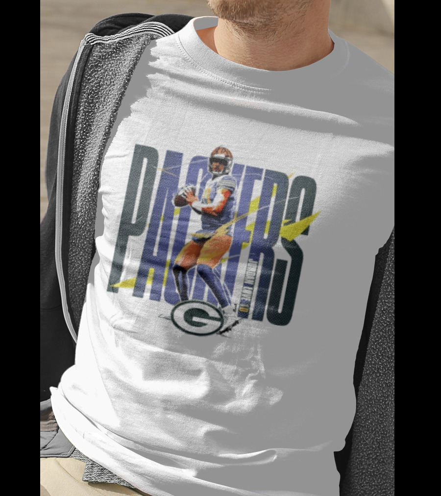 Packers Jordan Love Number 10 Green Bay Packers Player T-Shirt