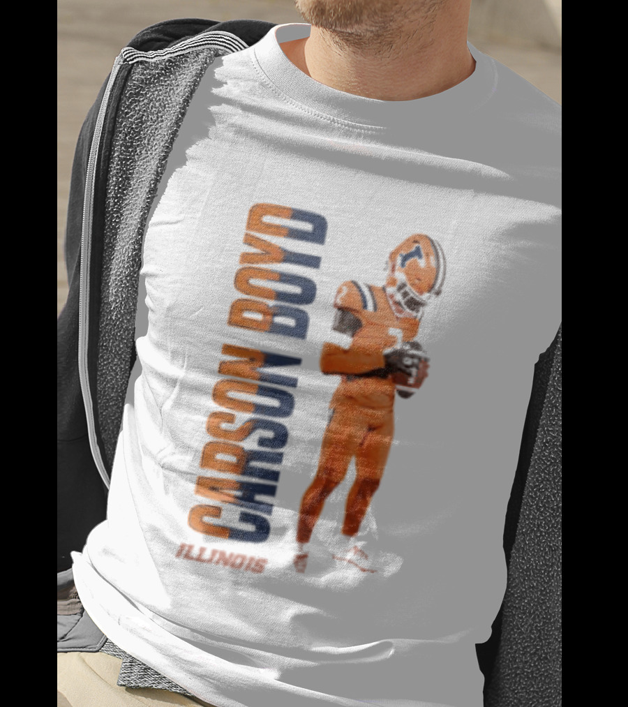 Carson Boyd Illinois Fighting Illini Player Football T-Shirt