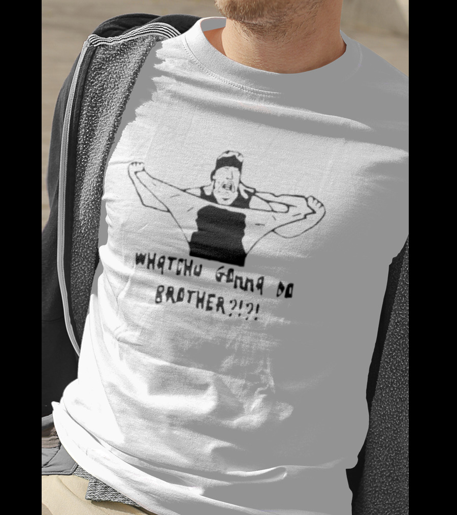 Hulk Hogan Whatchu Gonna Do Brother Iconic Wrestling Pose T-Shirt