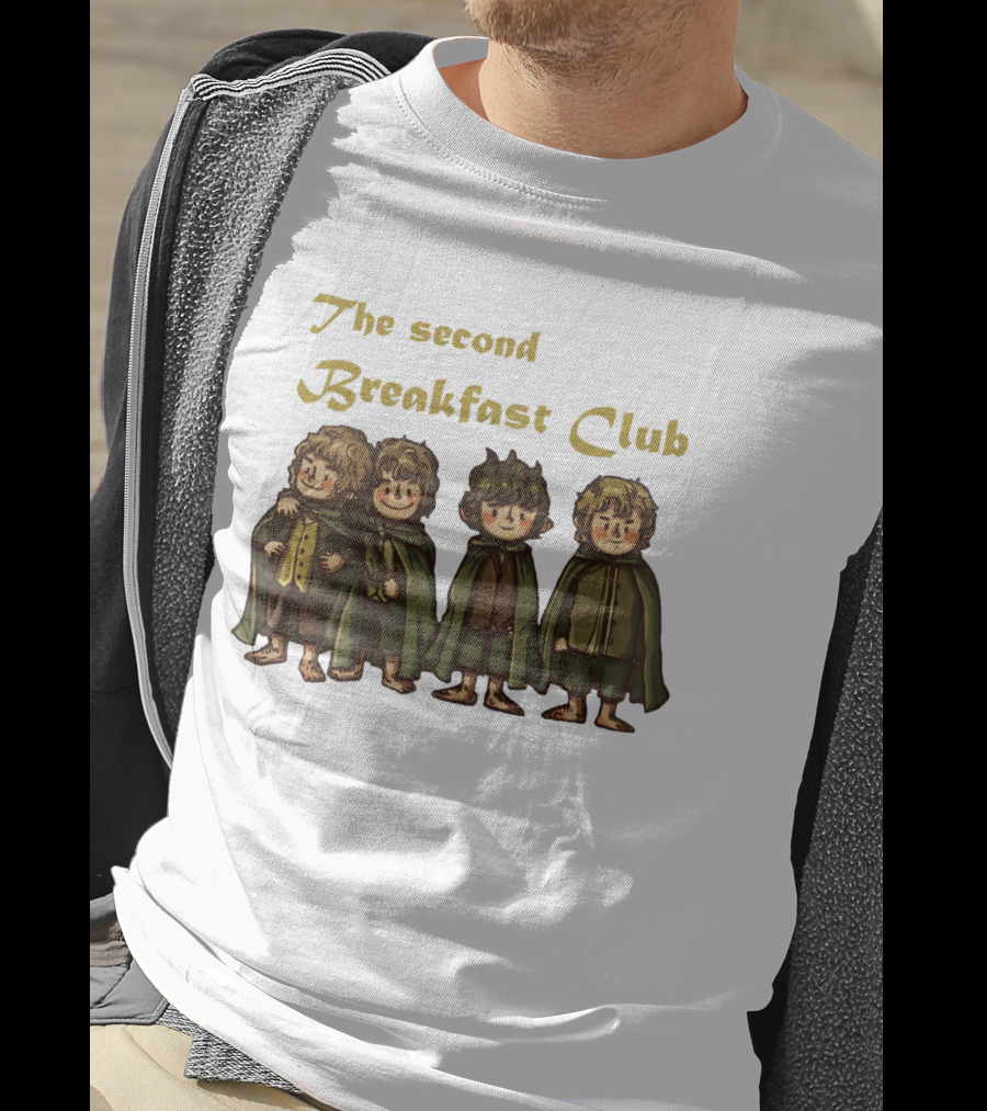 The Second Breakfast Club Hobbits LOTR T-Shirt
