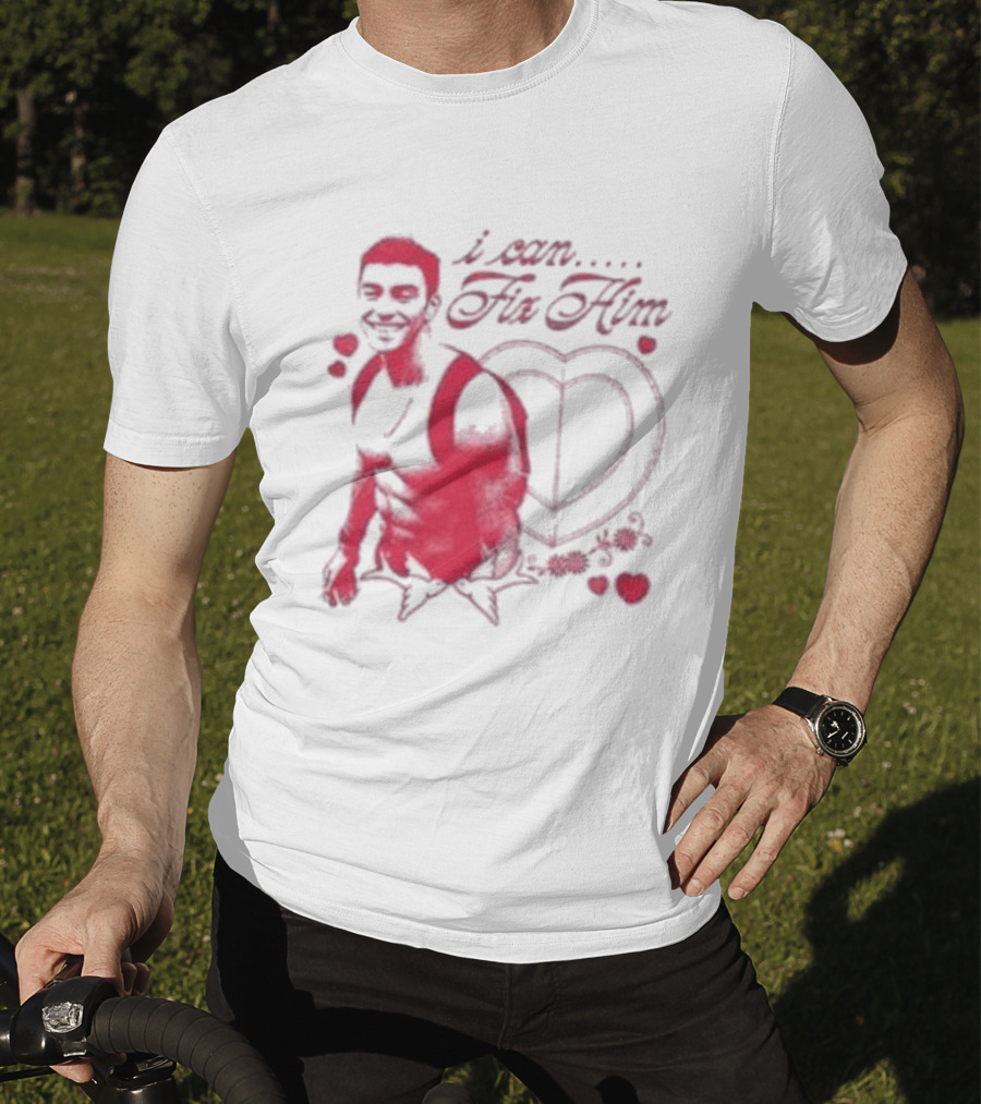 Luigi Mangione I Can Fix Him Heart And Roses T-Shirt