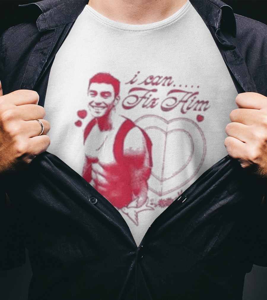 Luigi Mangione I Can Fix Him Heart And Roses T-Shirt