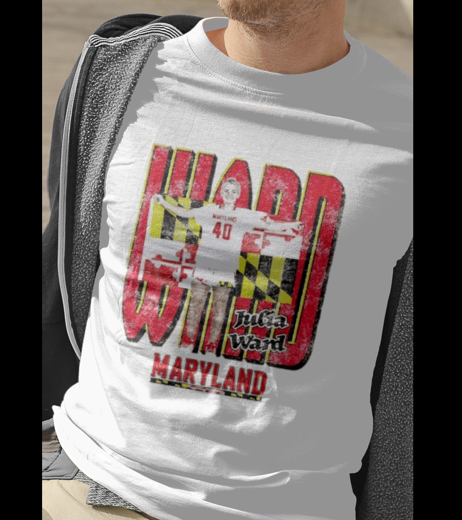 Maryland Terrapins Julia Ward 40 Player T-Shirt