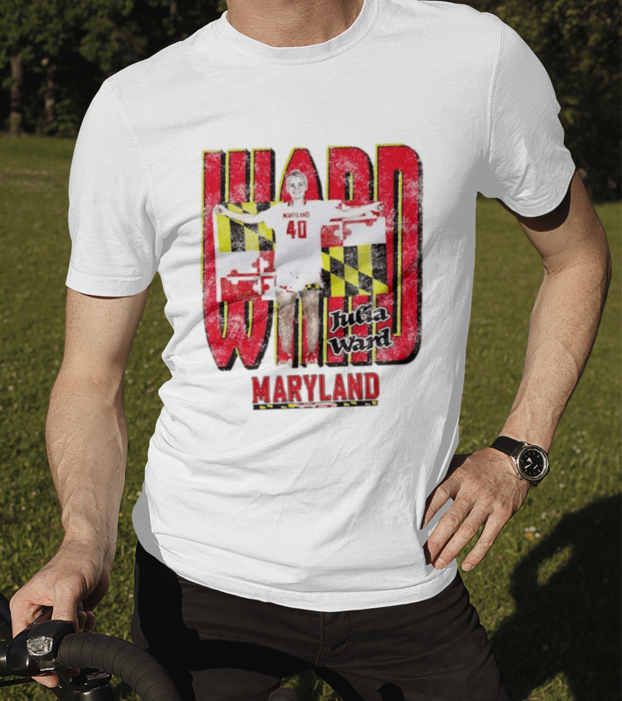 Maryland Terrapins Julia Ward 40 Player T-Shirt