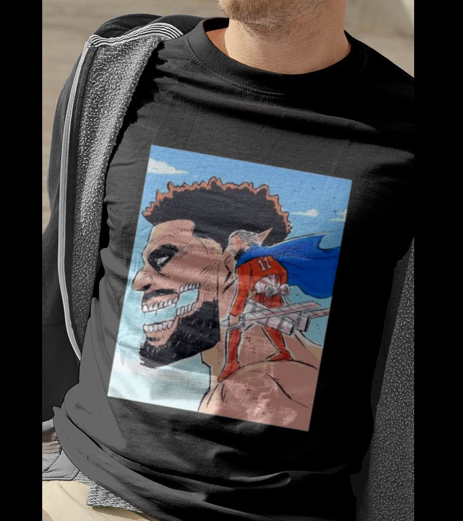 Attack On Titan Jalen Brunson New York Knicks T-Shirt