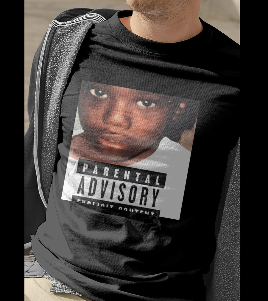 Parental Advisory Explicit Content Young Boy Image T-Shirt