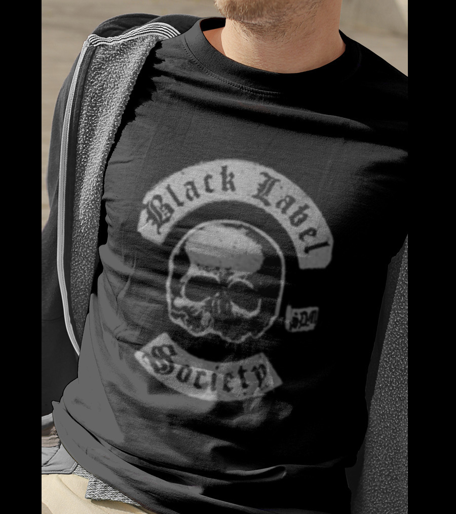Black Label Society Skull Emblem Forged In Iron Built To Destroy T-Shirt