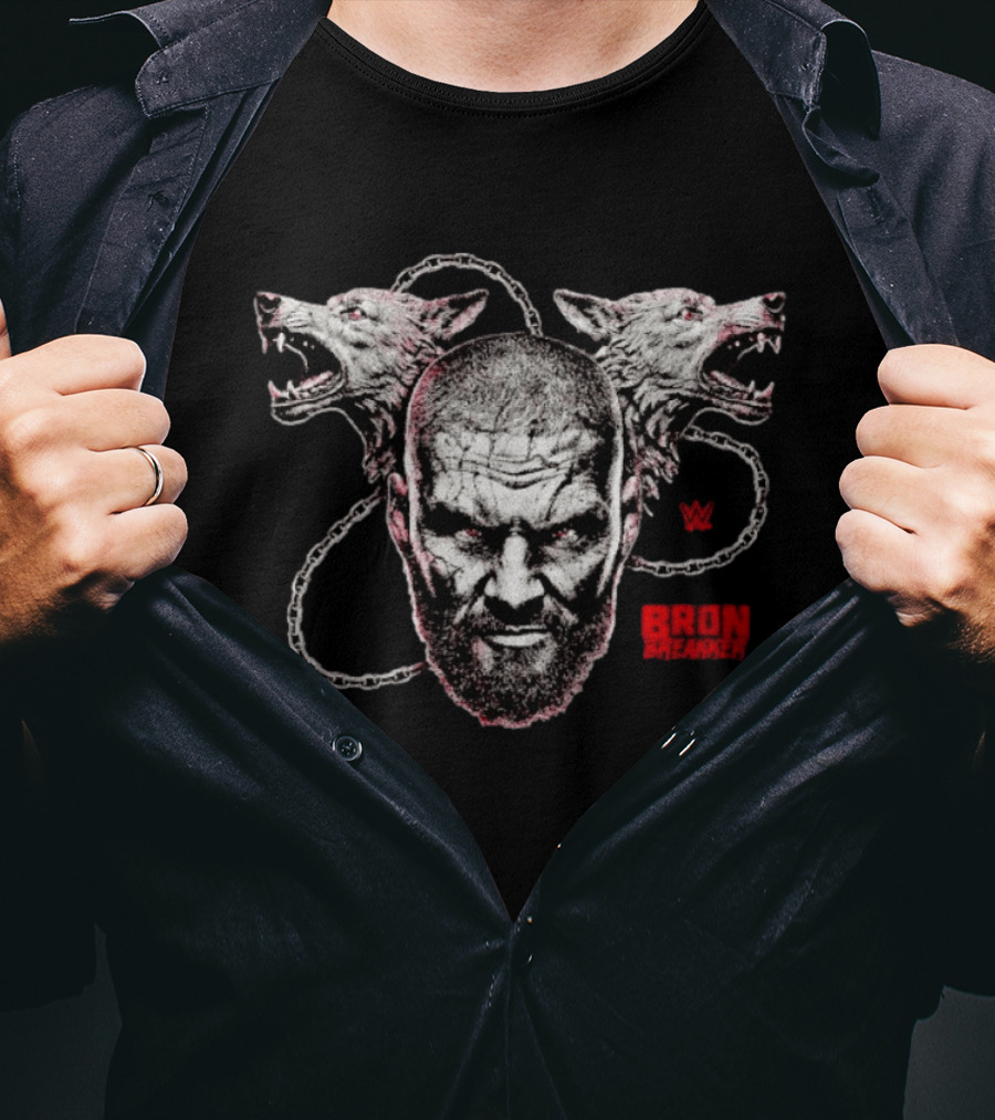 Bron Breakker WWE SummerSlam Wolves Chains T-Shirt
