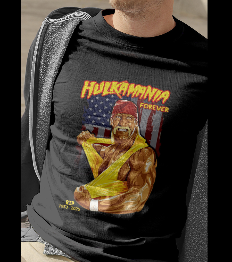 Hulkamania Forever American Icon 1953 2025 T-Shirt