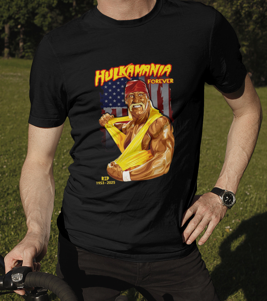 Hulkamania Forever American Icon 1953 2025 T-Shirt