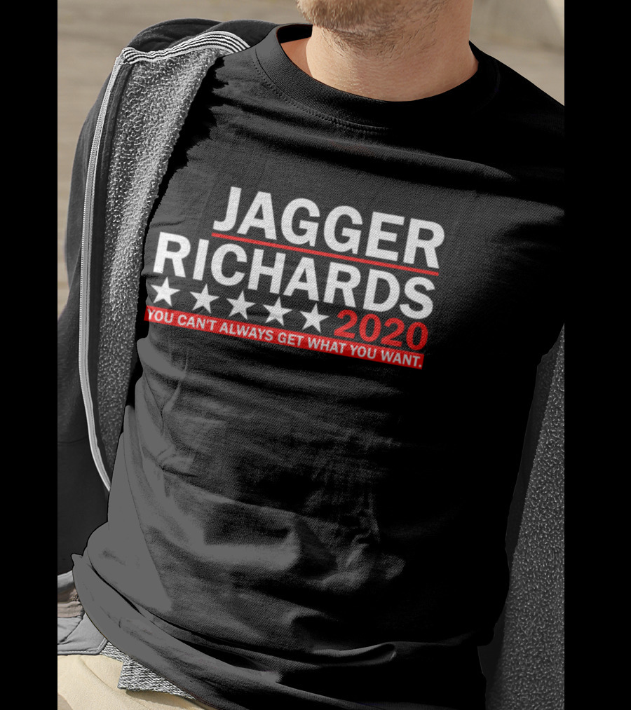 Jagger Richards 2020 You Can't Always Get What You Want T-Shirt