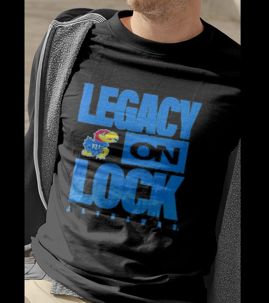 Legacy On Lock Kansas Jayhawks 2026 March Madness T-Shirt