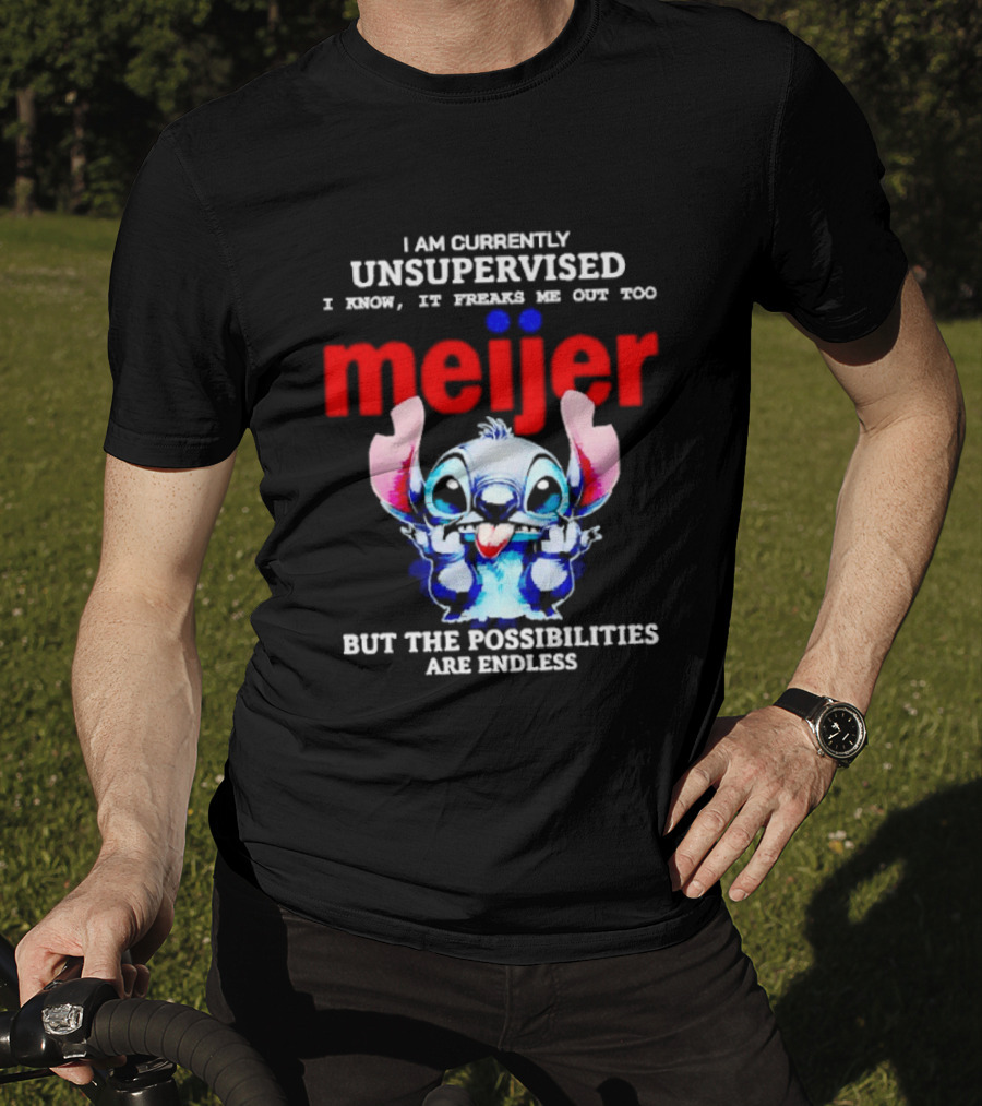 I'm Currently Unsupervised Meiej Stitch Possibilities Are Endless T-Shirt