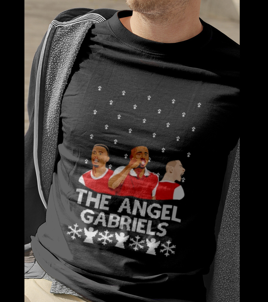 The Angel Gabriels Christmas Soccer Players Snowflakes T-Shirt