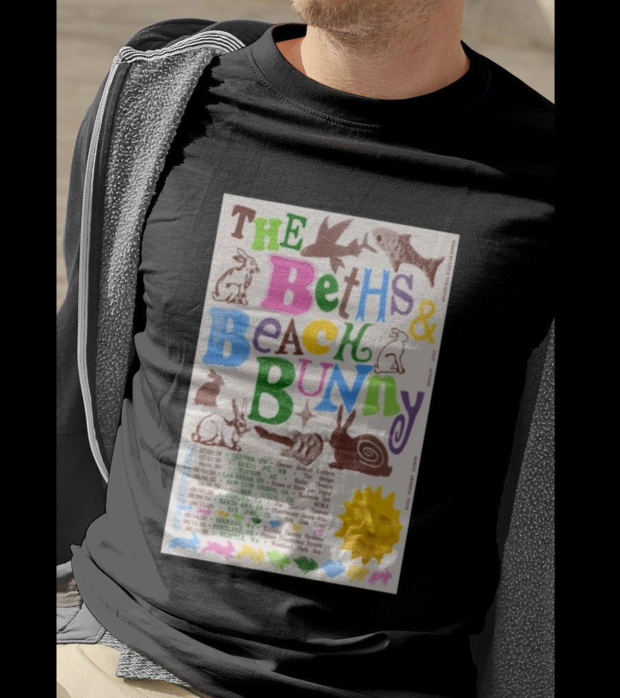 The Beths Beach Bunny North America Tour 2026 Denver Santa Fe Tucson Seattle T-Shirt