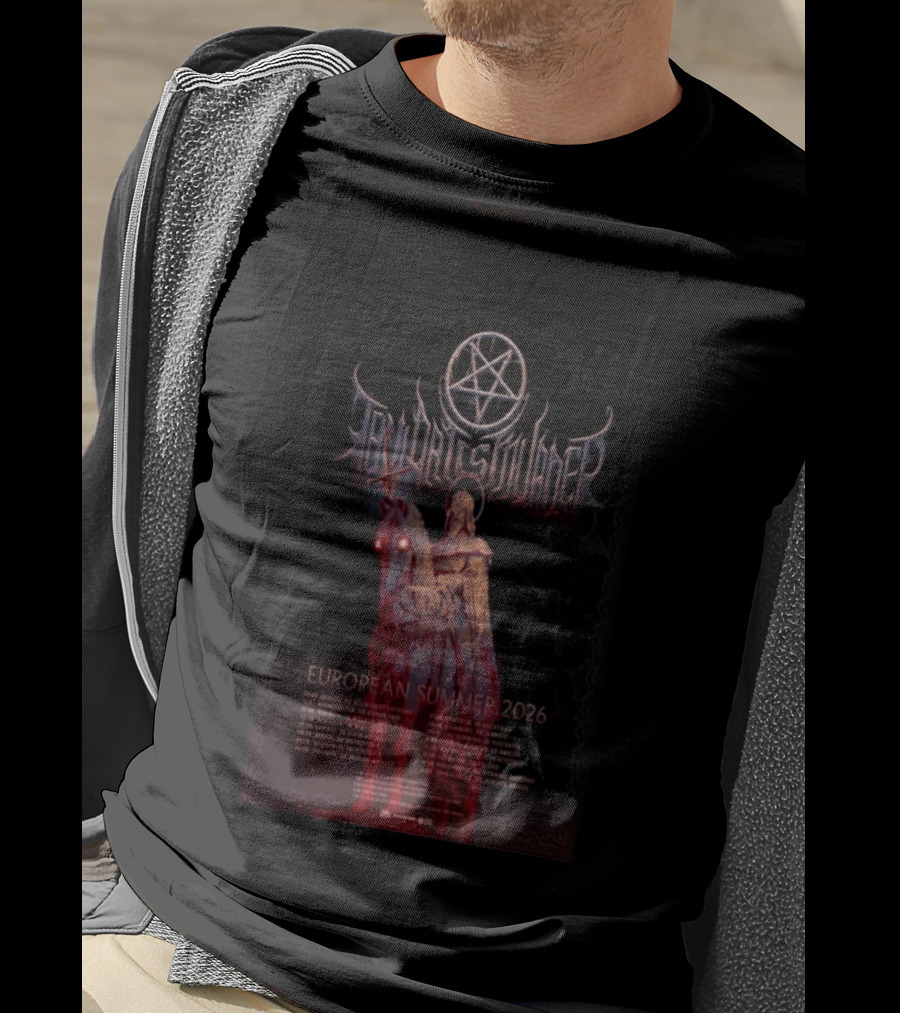 Thy Art Is Murder European Summer 2026 Tour Dark Horseman Symbolism T-Shirt