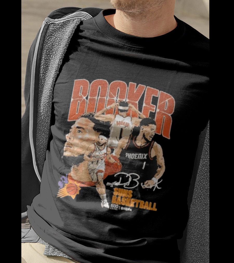 Booker Suns Basketball Phoenix 500 Career Games T-Shirt