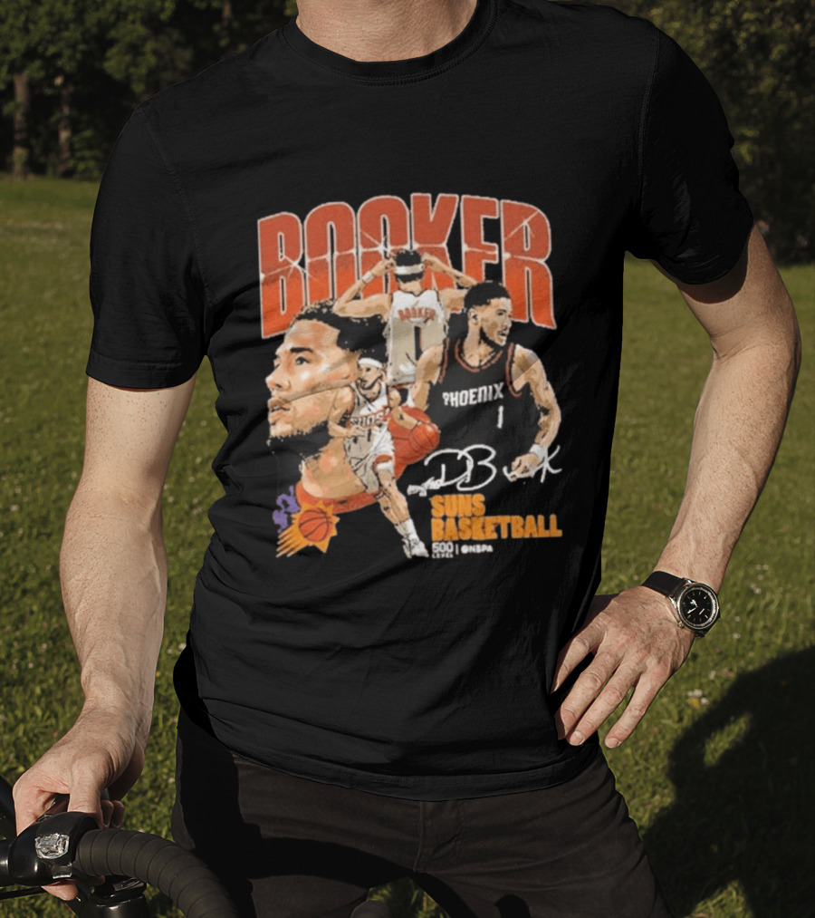 Booker Suns Basketball Phoenix 500 Career Games T-Shirt