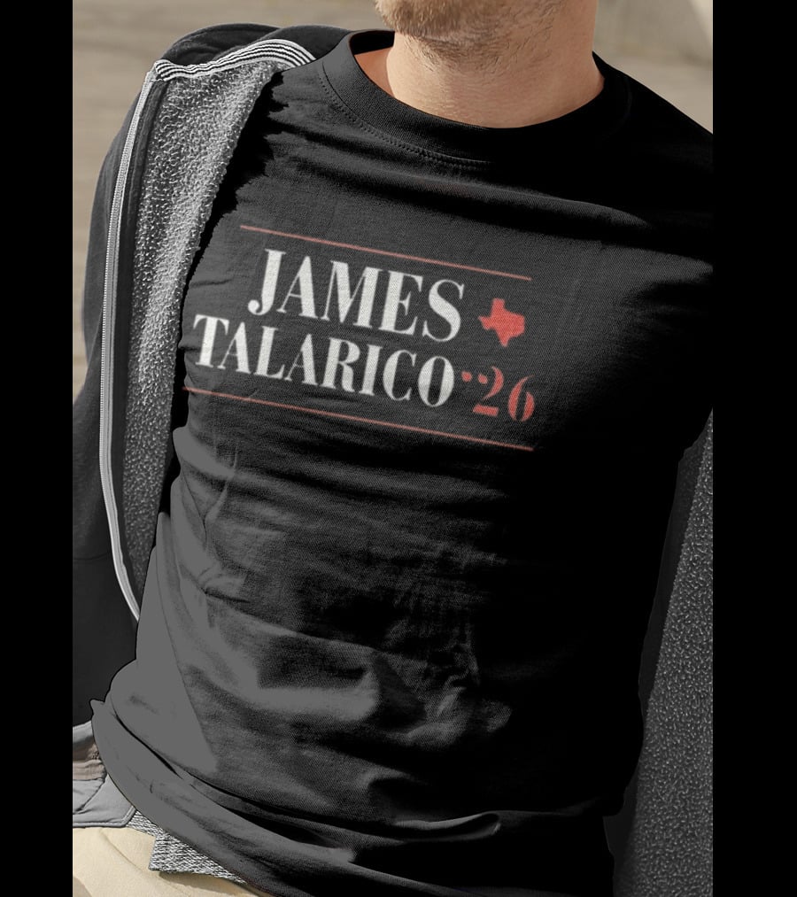 James Talarico 26 Texas Red Map T-Shirt