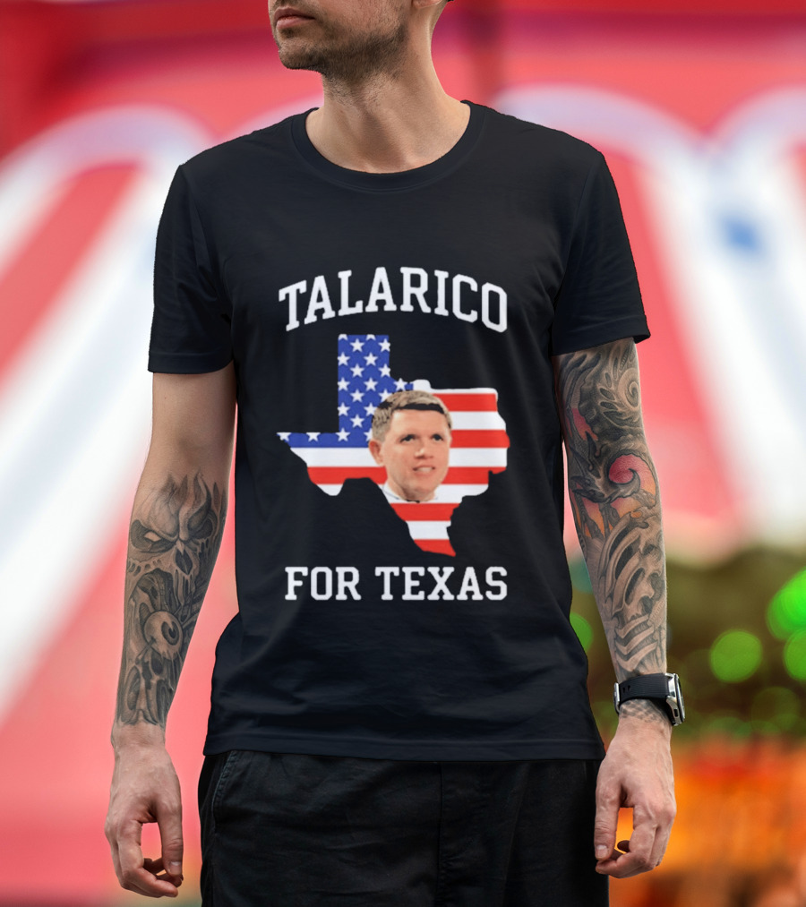 Talarico For Texas American Flag Campaign T-Shirt